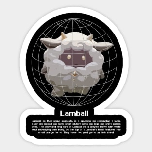 Lamball streetwear design Sticker